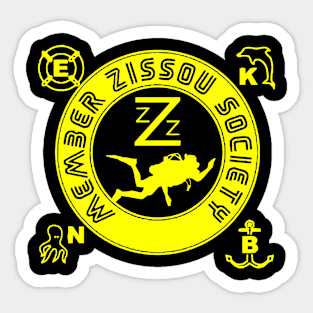 Member Zissou Society Sticker